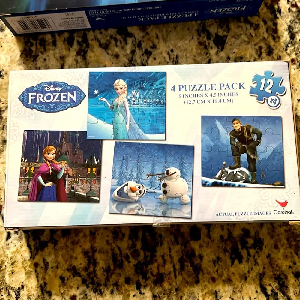 Bundle of 3 Disney Movie Puzzles New in Box